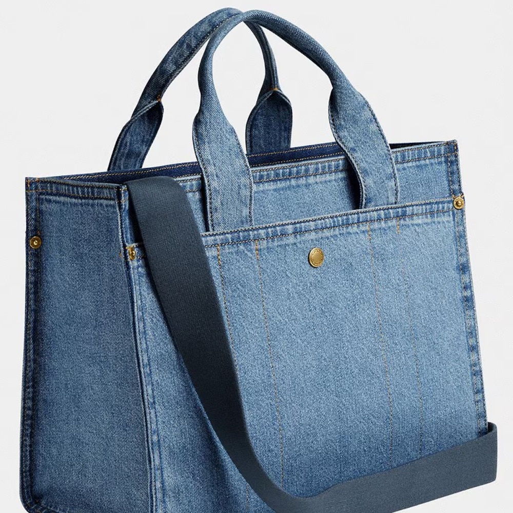 COACH | NWT Cargo Denim Tote Bag - Picture 9 of 9